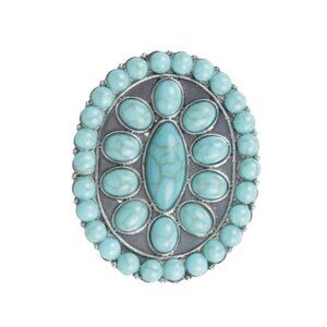 Myra Blue Opals Western Style Phone Socket